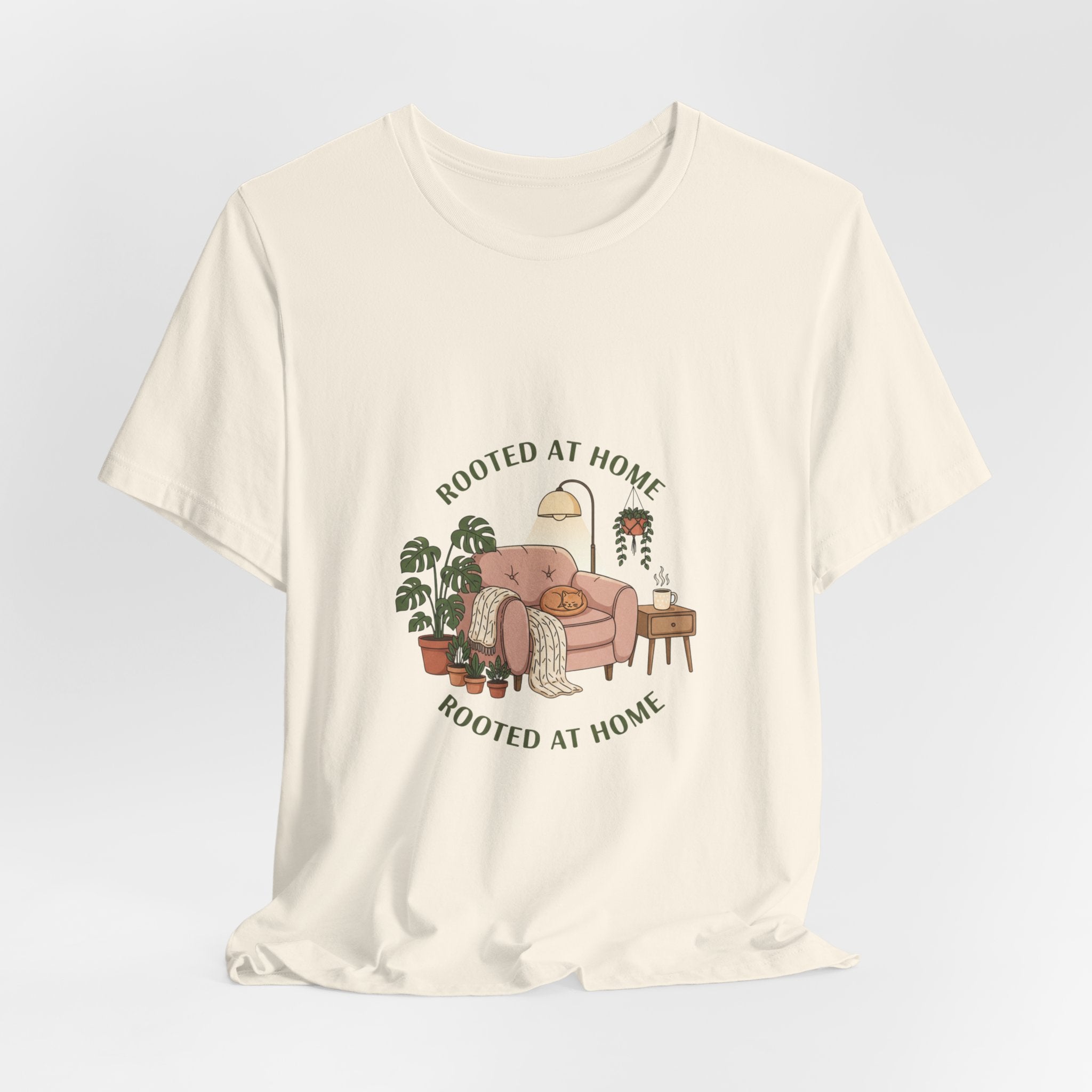 Rooted at Home Tee | homebody, hygge aesthetic