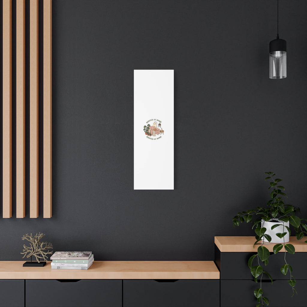 Rooted at Home Canvas | Homebody, Hygge Aesthetic Wall Art