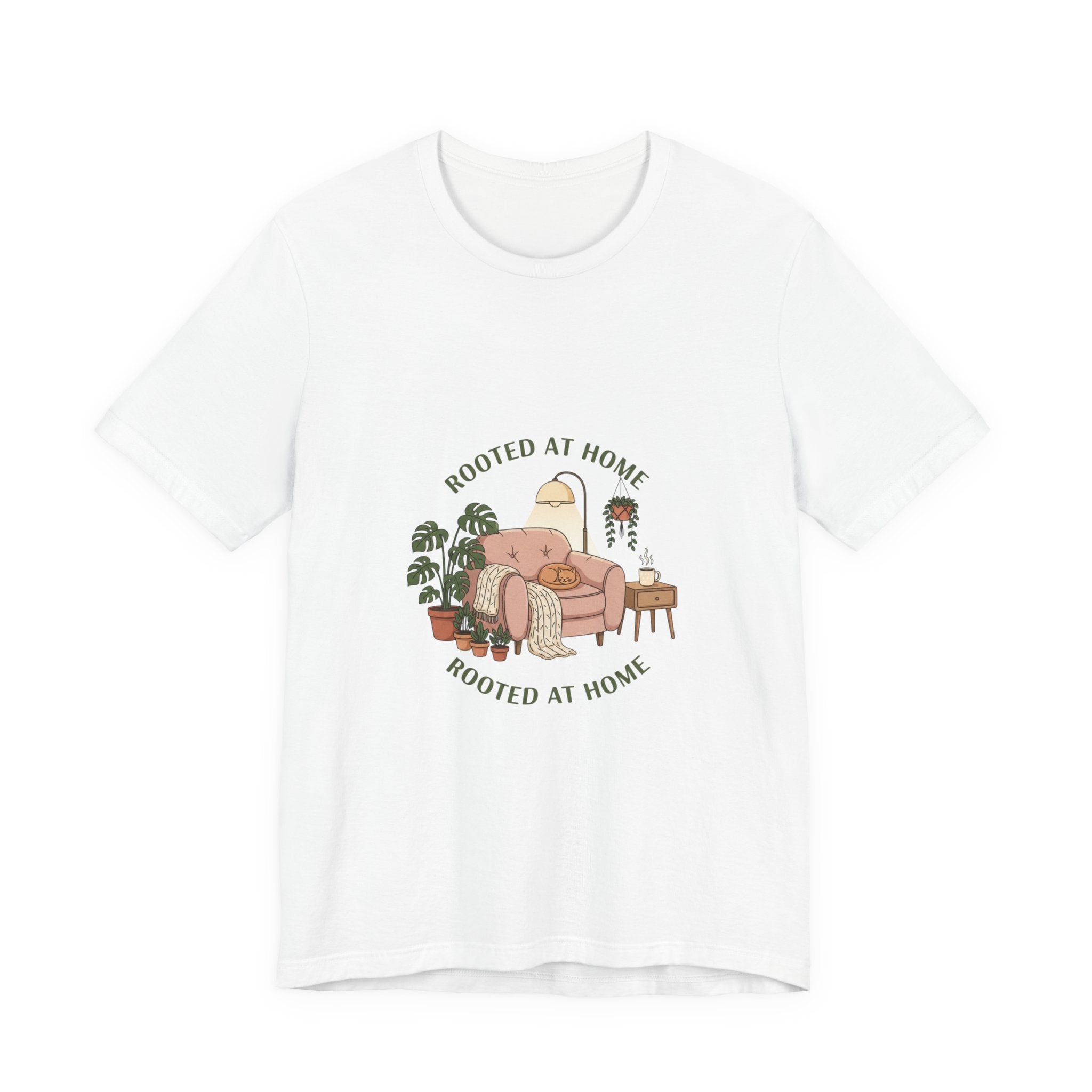 Rooted at Home Tee | homebody, hygge aesthetic