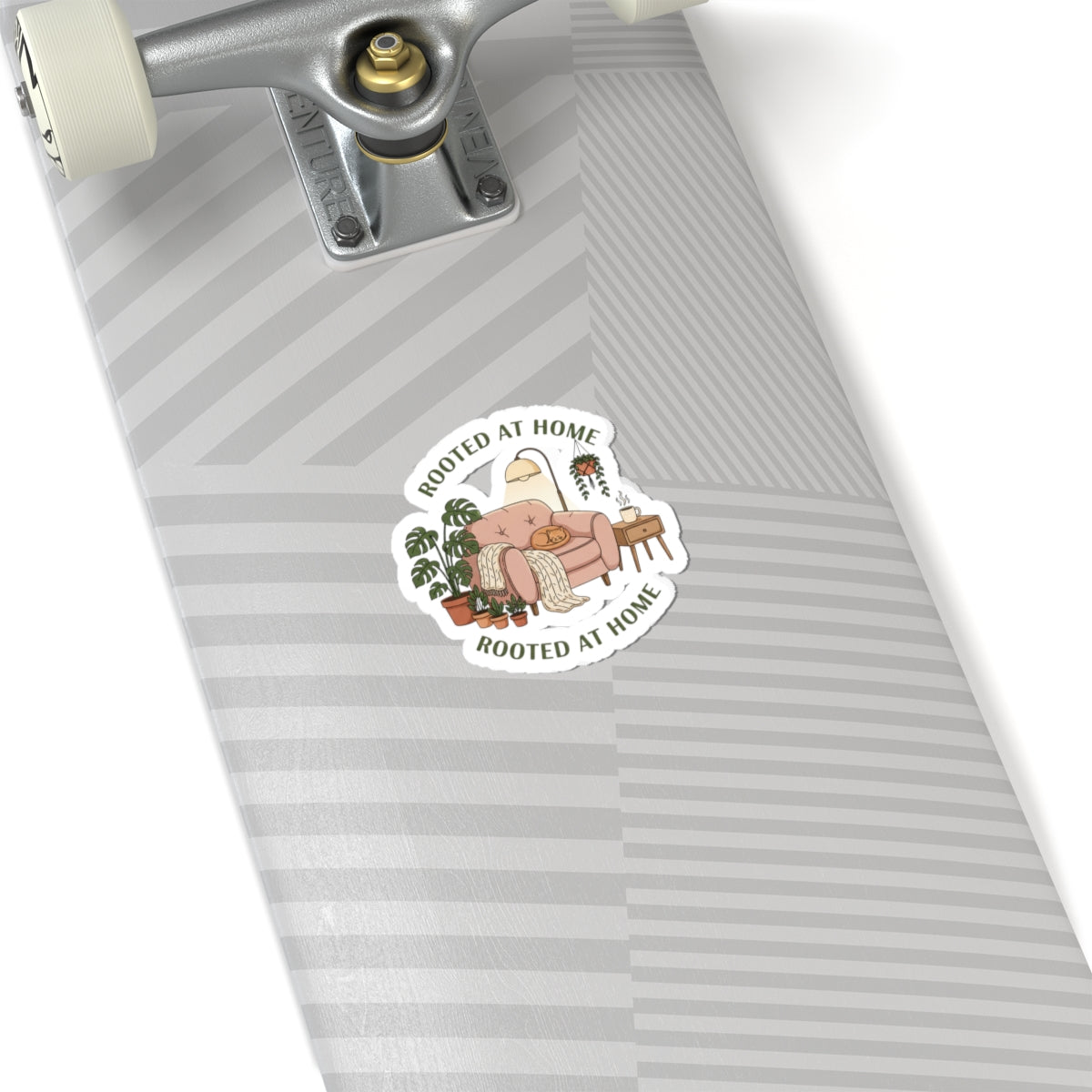 Rooted at Home Sticker | Homebody, hygge aesthetic, nesting vibes