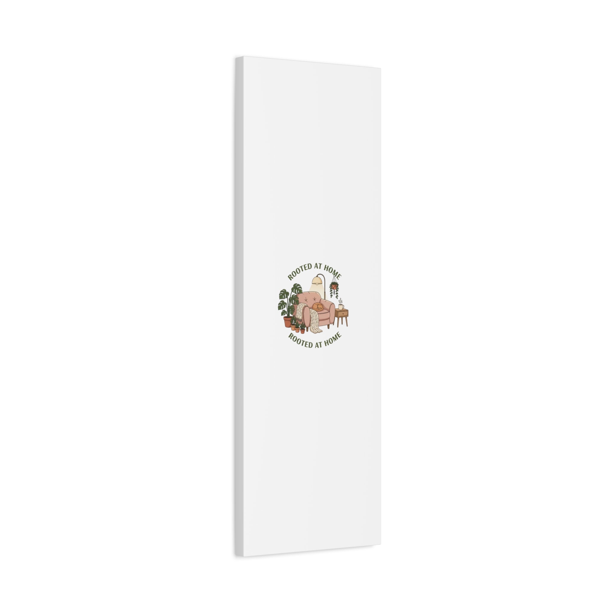Rooted at Home Canvas | Homebody, Hygge Aesthetic Wall Art