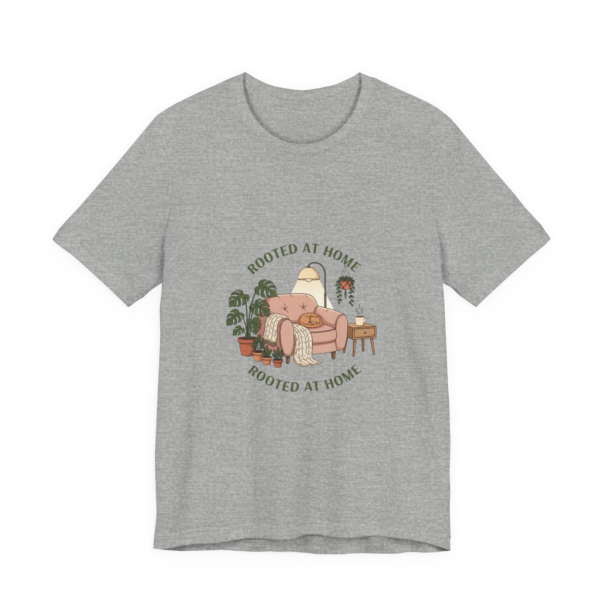 Rooted at Home Tee | homebody, hygge aesthetic