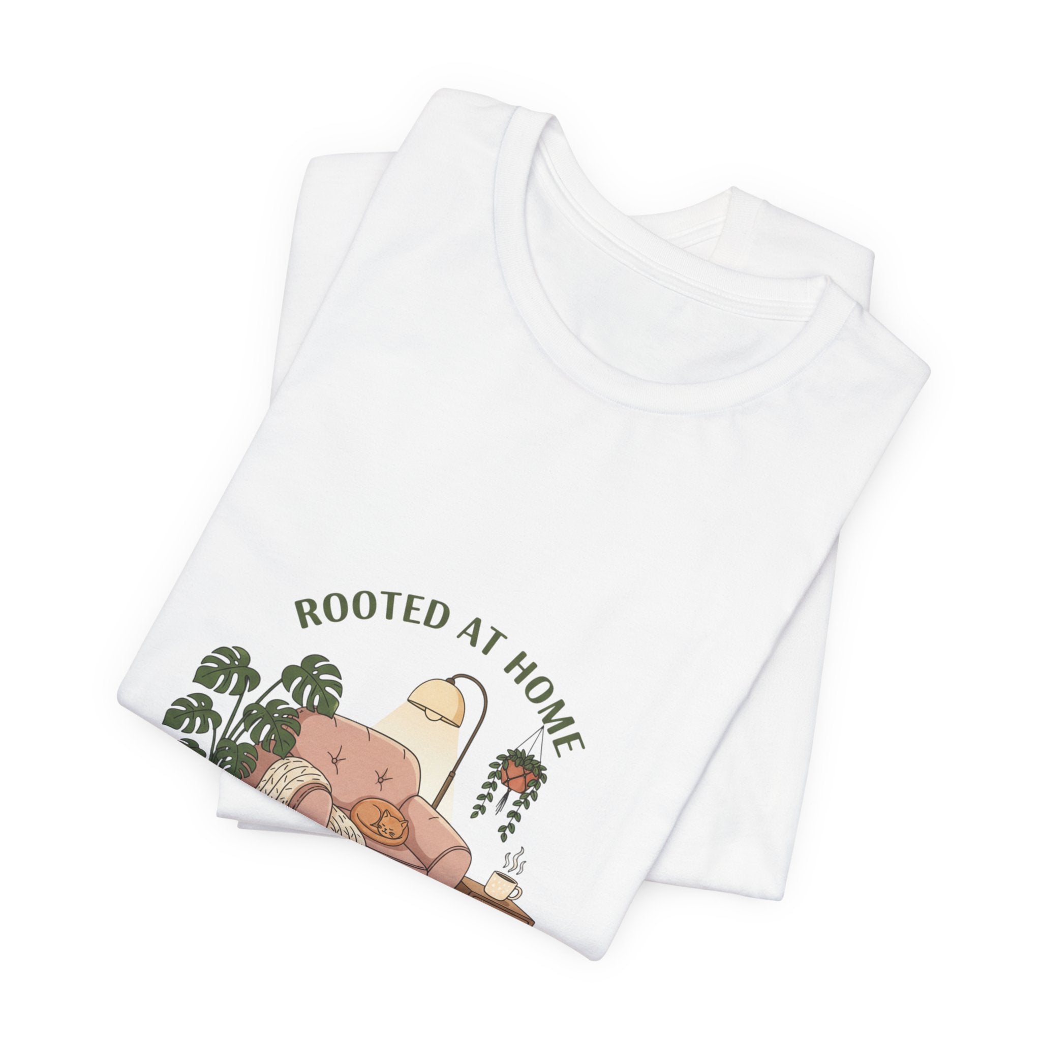 Rooted at Home Tee | homebody, hygge aesthetic