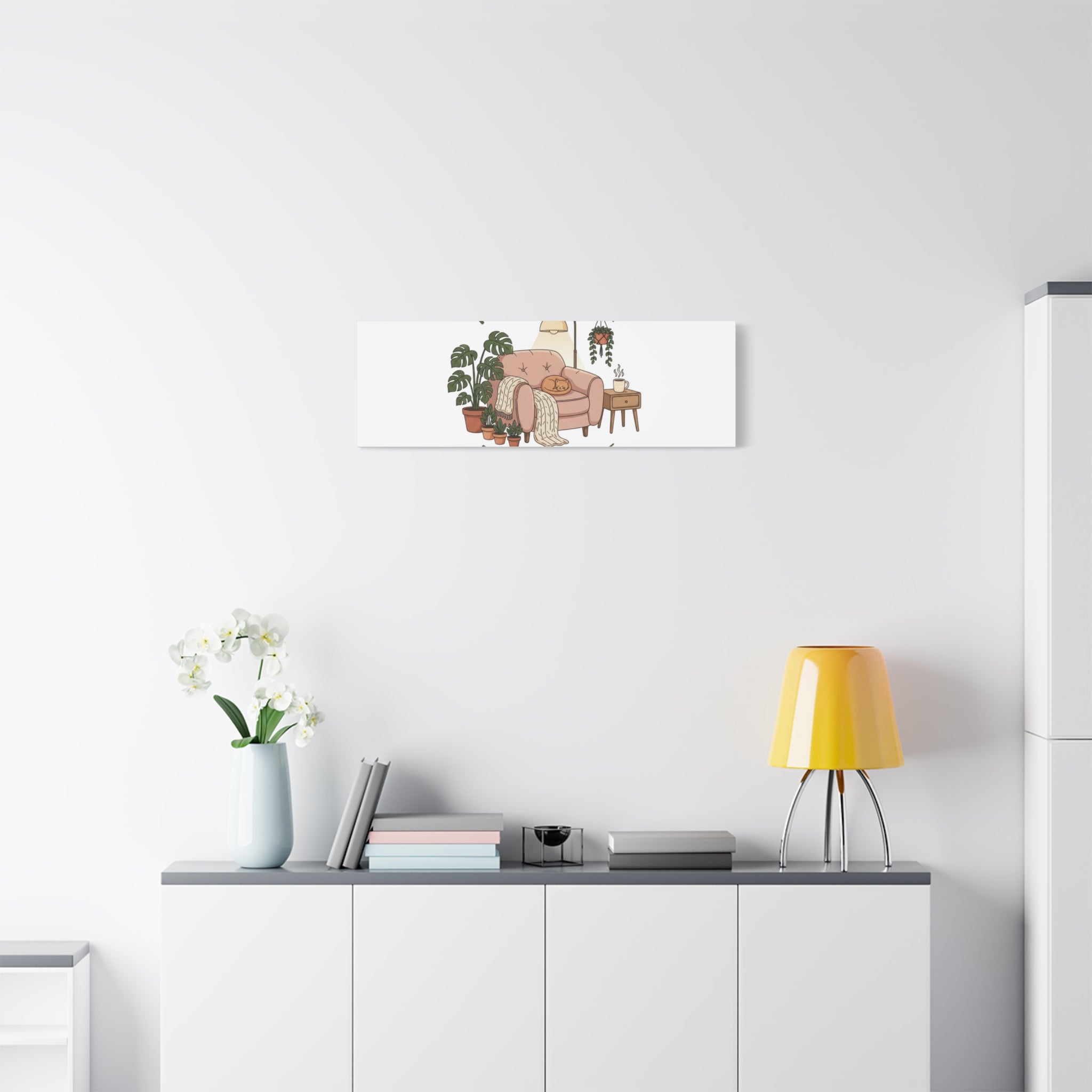 Rooted at Home Canvas | Homebody, Hygge Aesthetic Wall Art